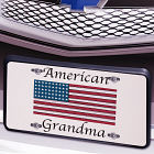 American Flag Personalized Military License Plate